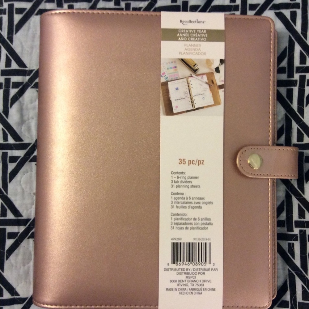Rose Gold Planner w/Extras!